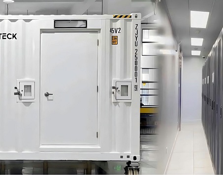 Centro de datos de contenedores prefabricados de Soeteck en Catar